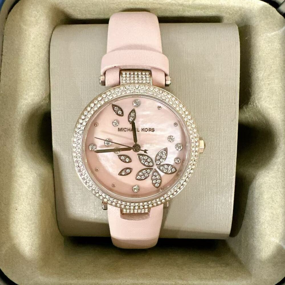 Michael Kors MK6808 Parker Three-Hand Rose Gold Women's Quartz Watch